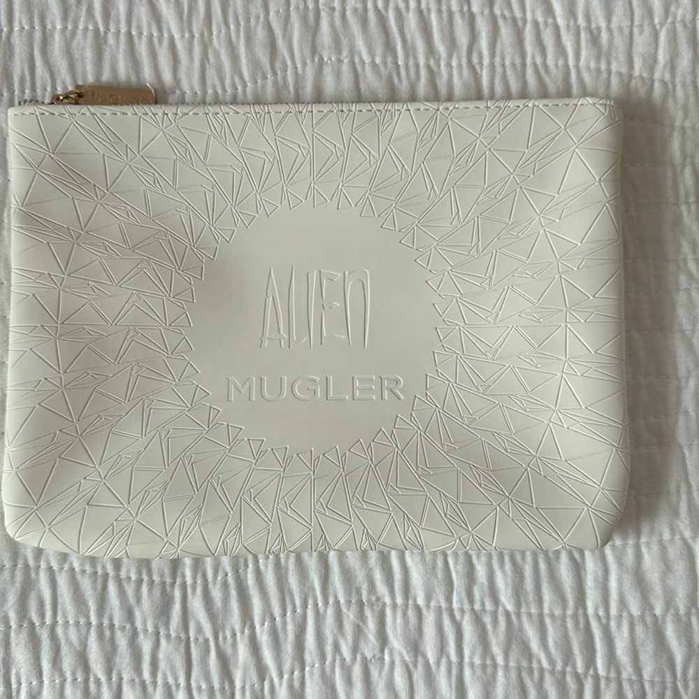 Thierry Mugler White Alien Makeup Bag
